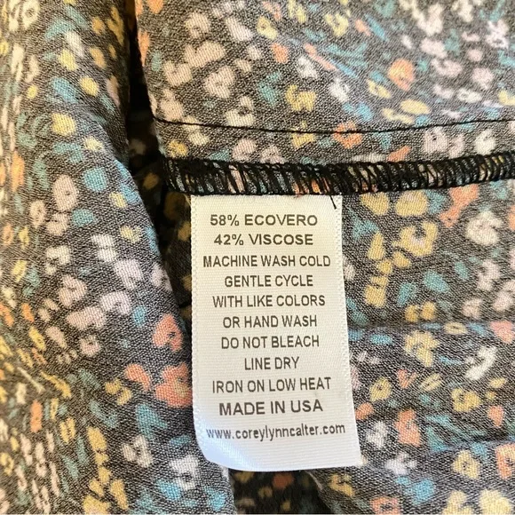 Anthropologie Corey Lynn Calter Laurel floral print fit and flare mini dress - Picture 5 of 12